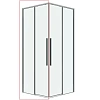 Душевая дверь GROSSMAN 1/2.К33.01.11.10.00 Galaxy (110x195) хром, стекло прозрачное Душевая дверь GROSSMAN 1/2.К33.01.11.10.00 Galaxy (110x195) хром, стекло прозрачное