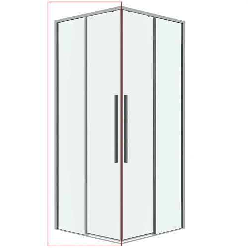 Душевая дверь GROSSMAN 1/2.К33.01.11.10.00 Galaxy (110x195) хром, стекло прозрачное Душевая дверь GROSSMAN 1/2.К33.01.11.10.00 Galaxy (110x195) хром, стекло прозрачное