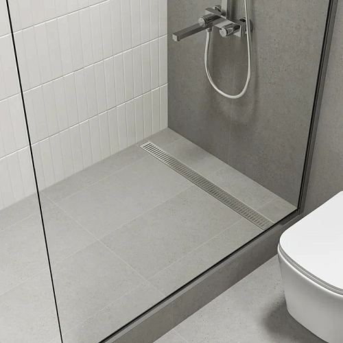 Душевой лоток IDDIS (975A8SB10DZ) горизонтальный выпуск, комбинированный затвор, перфорированная решетка, 800мм, хром Душевой лоток IDDIS (975A8SB10DZ) горизонтальный выпуск, комбинированный затвор, перфорированная решетка, 800мм, хром