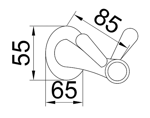 Крючок Boheme Chiaro 10506 Крючок Boheme Chiaro 10506