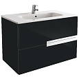 Детальная картинка товара «тумба под раковину roca victoria nord black edition 80 2 ящика zru9000097»
