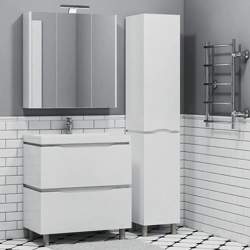 Тумба под раковину BRIZ Милана т8-100 под раковину Фостер 226 03-08100-06 00 БЕЛ белый Тумба под раковину BRIZ Милана т8-100 под раковину Фостер 226 03-08100-06 00 БЕЛ белый