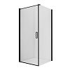 Картинка анонса товара «душевой уголок new trendy negra 90x90x195 exk-1128/exk-1129 (черный)»