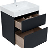 Тумба под раковину Aquanet Бруклин 60 антрацит матовый 00310140 Тумба под раковину Aquanet Бруклин 60 антрацит матовый 00310140