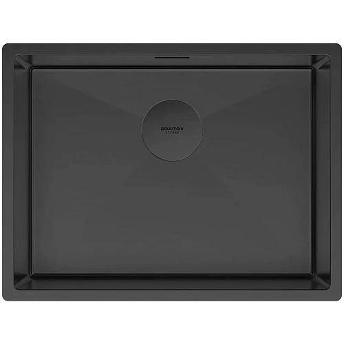 Кухонная мойка Paulmark NEXT 58 UNI, PM215844-MBN, матовый черный, 580х440мм 1,2мм Кухонная мойка Paulmark NEXT 58 UNI, PM215844-MBN, матовый черный, 580х440мм 1,2мм