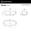 Ванна из искусственного камня WHITECROSS Clover 170x72 RAL матовый Ванна из искусственного камня WHITECROSS Clover 170x72 RAL матовый