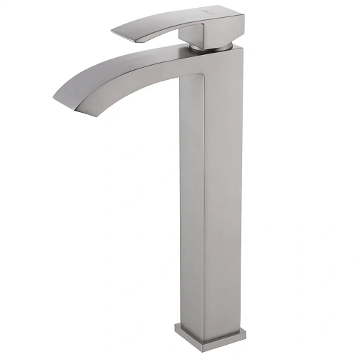 Смеситель для раковины ABBER Wasserfall AF8611SP для накладной раковины, сатин Смеситель для раковины ABBER Wasserfall AF8611SP для накладной раковины, сатин