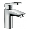 Смеситель для раковины hansgrohe Logis loop со средним изливом и сливным гарнитуром, хром 71151000
