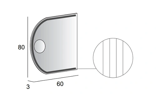 Зеркало CEZARES 45029, 60x80 с увеличительным Зеркало CEZARESм, со встроенной LED подсветкой, с системой Антизапотевание Зеркало CEZARES 45029, 60x80 с увеличительным Зеркало CEZARESм, со встроенной LED подсветкой, с системой Антизапотевание