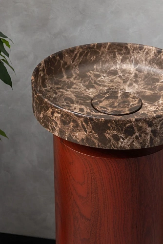 Пьедестал Boheme Corian 300x720 Dark Oak 801-Base-DOak Пьедестал Boheme Corian 300x720 Dark Oak 801-Base-DOak