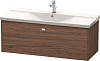 Картинка анонса товара «тумба под раковину duravit brioso br402301021 подвесная 122 см европейский дуб»