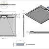 Душевой поддон Vincea VST-4SRL9090A, 900x900x25, антрацит из искусственного камня Душевой поддон Vincea VST-4SRL9090A, 900x900x25, антрацит из искусственного камня