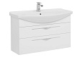 Тумба с раковиной Aquanet Ирвин 105 белый 00203974 + 00175449 Тумба с раковиной Aquanet Ирвин 105 белый 00203974 + 00175449