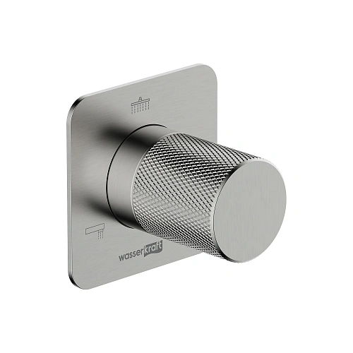 Переключатель потоков WasserKRAFT A297 на 3 выхода никель Переключатель потоков WasserKRAFT A297 на 3 выхода никель