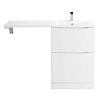 Картинка анонса товара «тумба под раковину belbagno lavanderia-580/1200-2c-pia-bl bianco lucido напольная 580x480»