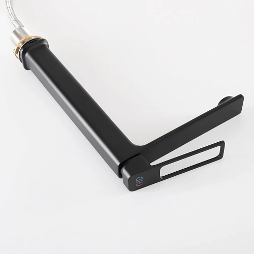 Смеситель для раковины Gid Niagara L057-BM-D L057BMD черный матовый Смеситель для раковины Gid Niagara L057-BM-D L057BMD черный матовый