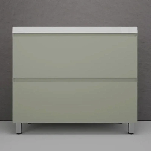 Тумба под раковину Style Line Манхэттен 100 см ЛС-00002370 напольная, олива Тумба под раковину Style Line Манхэттен 100 см ЛС-00002370 напольная, олива