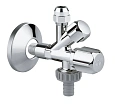 Вентиль угловой GROHE 3/8 дюйма, хром (22033000) комбинированный Вентиль угловой GROHE 3/8 дюйма, хром (22033000) комбинированный