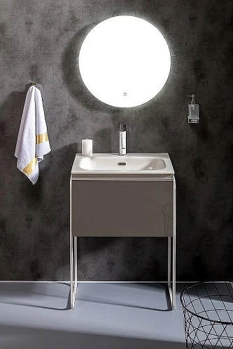 Тумба под раковину Armadi Art VALLESSI 60 Антрацит глянец 837-060-A glossy Тумба под раковину Armadi Art VALLESSI 60 Антрацит глянец 837-060-A glossy