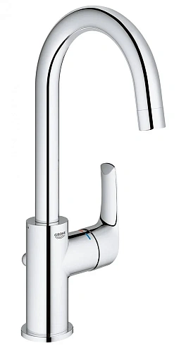 Смеситель для раковины GROHE Eurosmart New (23537002) с донным клапаном, L-size, хром Смеситель для раковины GROHE Eurosmart New (23537002) с донным клапаном, L-size, хром