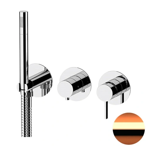 Смеситель для душа Remer Metrica MC97D3PRP, медь брашированная Смеситель для душа Remer Metrica MC97D3PRP, медь брашированная