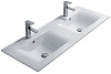 Картинка анонса товара «раковина gid nyj809-120 71120 встраиваемая сверху белая 120,5x46,5x17,5»