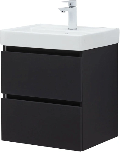 Тумба под раковину Aquanet Вега 2.0 50 00362542 черный Тумба под раковину Aquanet Вега 2.0 50 00362542 черный