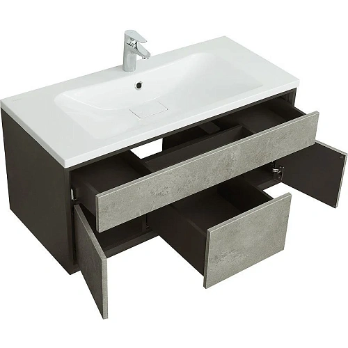 Тумба под раковину Aquaton Уэльс 100 графит 1A267601WA6A0 new Тумба под раковину Aquaton Уэльс 100 графит 1A267601WA6A0 new