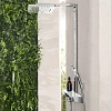 Душевая стойка Hansgrohe Rainmaker Select 420 2jet Showerpipe 27168400 хром/белый Душевая стойка Hansgrohe Rainmaker Select 420 2jet Showerpipe 27168400 хром/белый