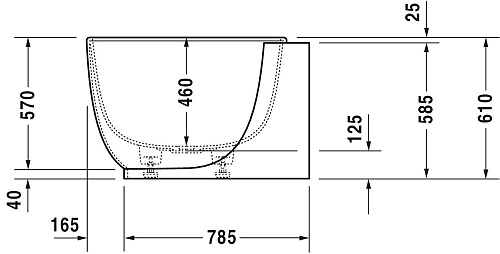Акриловая ванна Duravit Luv 760433000AS0000 Акриловая ванна Duravit Luv 760433000AS0000
