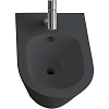 Биде подвесное Logan L3WB(Black) AVVA 530x335мм, черное (00288927)