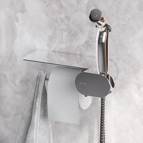 Унитаз напольный AM.PM Inspire V2.0 CK50C1704W с гигиеническим душем с сиденьем Унитаз напольный AM.PM Inspire V2.0 CK50C1704W с гигиеническим душем с сиденьем