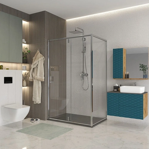 Душевой уголок Niagara Nova NG-63-11A-A90 (110x90x195) прямоугольная, дверь распашная Душевой уголок Niagara Nova NG-63-11A-A90 (110x90x195) прямоугольная, дверь распашная