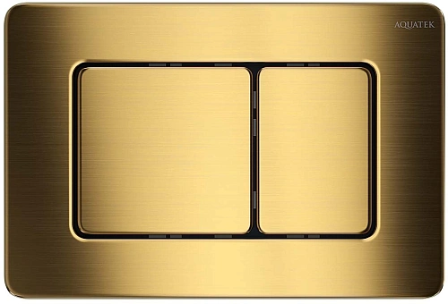 Клавиша смыва Aquatek KDI-0000041 (003G) нержавеющая сталь, цвет титановое золото матовое (клавиши квадрат) Клавиша смыва Aquatek KDI-0000041 (003G) нержавеющая сталь, цвет титановое золото матовое (клавиши квадрат)