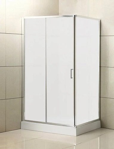 Душевой уголок BelBagno Uno UNO-AH-1-100/90-M-Cr 100х90х185 см, профиль хром/стекло матовое Душевой уголок BelBagno Uno UNO-AH-1-100/90-M-Cr 100х90х185 см, профиль хром/стекло матовое