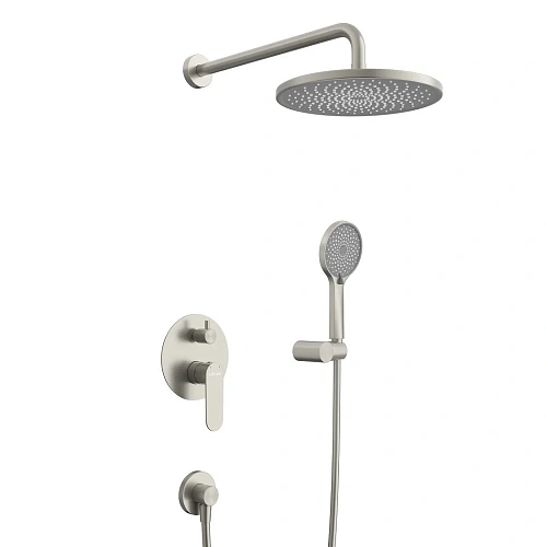 Душевая система CEZARES STYLUS-DSET-IN встраиваемая, со шлангом, с держателем, сатин Душевая система CEZARES STYLUS-DSET-IN встраиваемая, со шлангом, с держателем, сатин