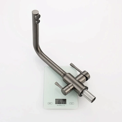 Смеситель для кухни Raglo R81.61.09 с подключением к фильтру, графит Смеситель для кухни Raglo R81.61.09 с подключением к фильтру, графит