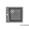 Кухонная мойка Aquaton Парма 1A713032PM230 из литого мрамора, квадратная, серая