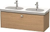 Тумба под раковину Duravit Brioso BR404801052 подвесная 117 см Европейский дуб