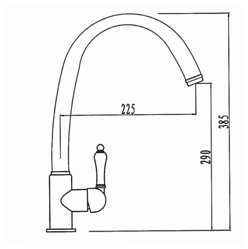 Смеситель для кухни Kaiser Vincent 31333 Смеситель для кухни Kaiser Vincent 31333