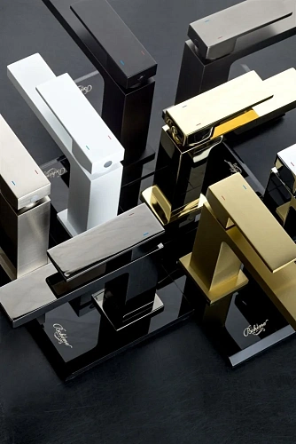 Смеситель для раковины Boheme Qubic Bronze 471-BR Смеситель для раковины Boheme Qubic Bronze 471-BR