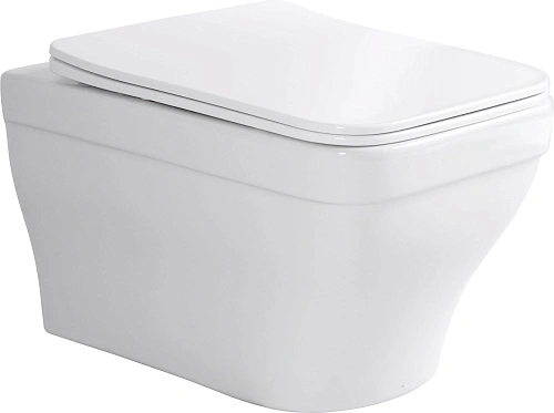 Унитаз подвесной Aquanet Elegant Rimless Elegant W LX-1163 Soft Close с крышкой микролифт Унитаз подвесной Aquanet Elegant Rimless Elegant W LX-1163 Soft Close с крышкой микролифт