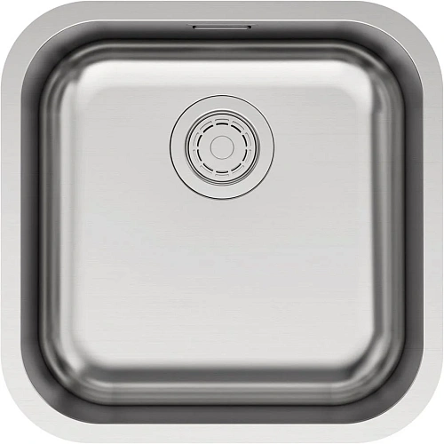 Кухонная мойка Paulmark VELLO 44 UN VE44-BS, брашированная 446х446мм Кухонная мойка Paulmark VELLO 44 UN VE44-BS, брашированная 446х446мм