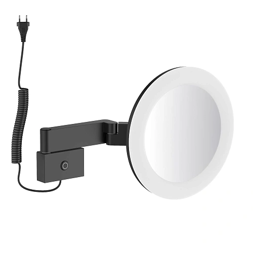 Зеркало косметическое Timo Petruma 15276/03 с подсветкой черный Зеркало косметическое Timo Petruma 15276/03 с подсветкой черный