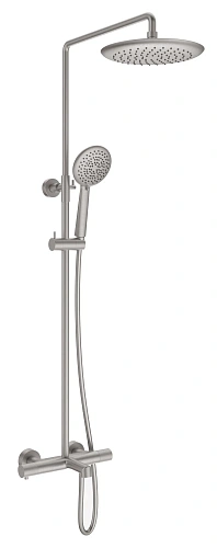 Душевая система Vincea Desire VSFS-1D1TBN термостатическая с изливом, брашированный никель Душевая система Vincea Desire VSFS-1D1TBN термостатическая с изливом, брашированный никель
