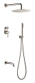 Душевая система Boheme Uno 464-2-NB скрытого монтажа никель Душевая система Boheme Uno 464-2-NB скрытого монтажа никель