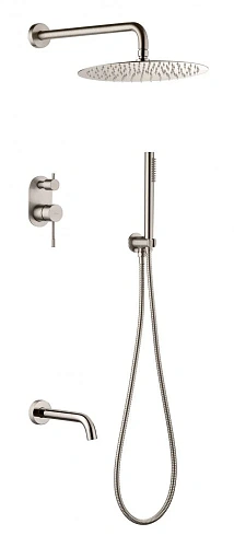 Душевая система Boheme Uno 464-2-NB скрытого монтажа никель Душевая система Boheme Uno 464-2-NB скрытого монтажа никель