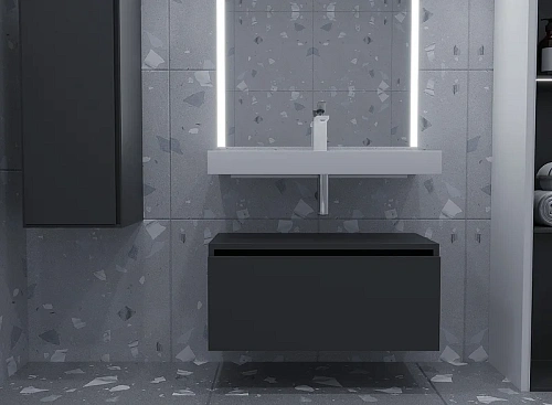 Тумба под раковину Armadi Art FLAT 80см АНТРАЦИТ мат. VALLESSI UNO-S 897-080-A mat Тумба под раковину Armadi Art FLAT 80см АНТРАЦИТ мат. VALLESSI UNO-S 897-080-A mat