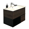 Тумба раковина Comforty Франкфурт-75 00004150531 дуб шоколадно-коричневый раковина Comforty 75E