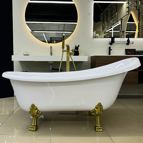 Ванна отдельностоящая Marmo-Elite Эрмитаж AR-BA170x80-1 1700x780 из искусственного камня, матовая Ванна отдельностоящая Marmo-Elite Эрмитаж AR-BA170x80-1 1700x780 из искусственного камня, матовая